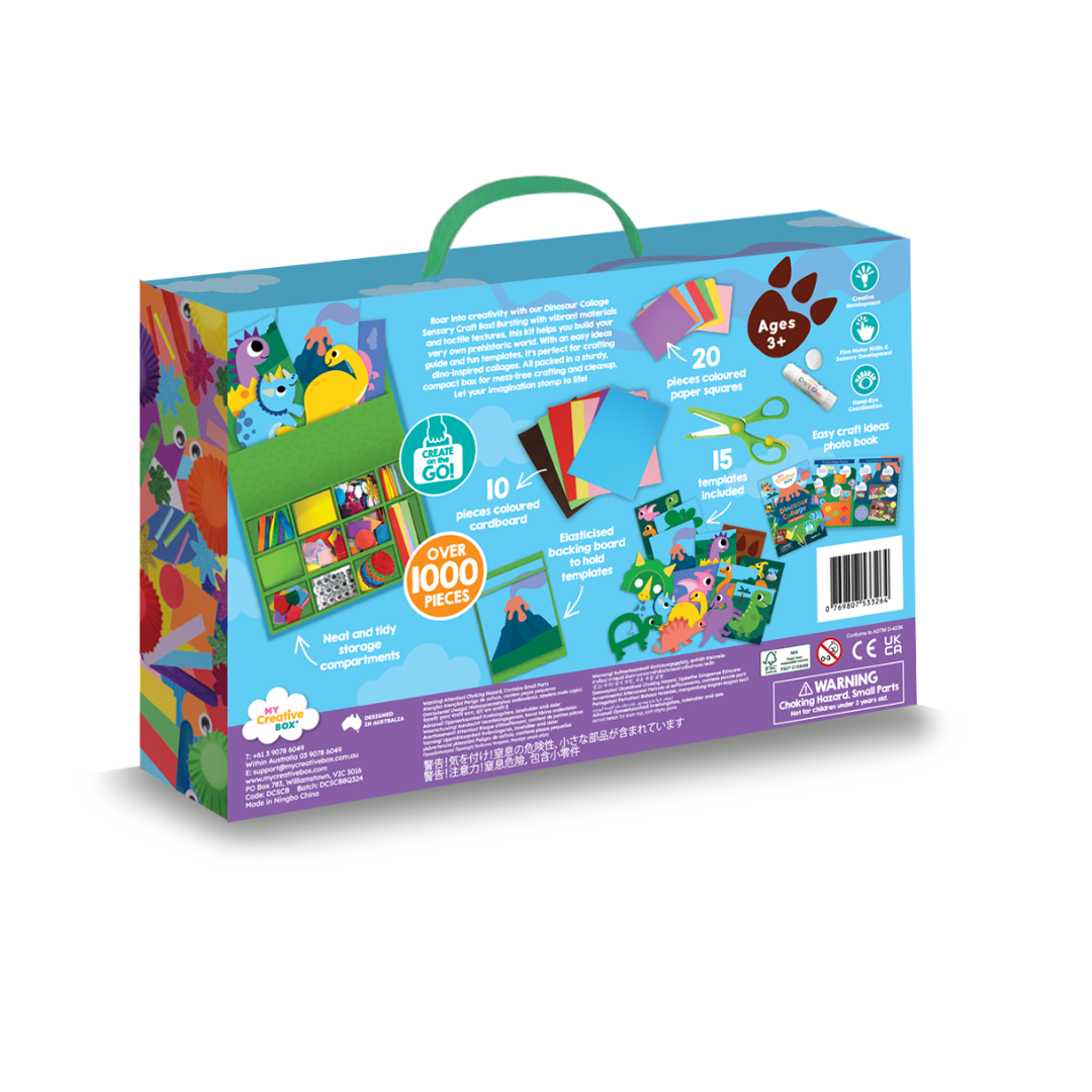 My Creative Box - Dinosaur Collage Sensory Craft Box