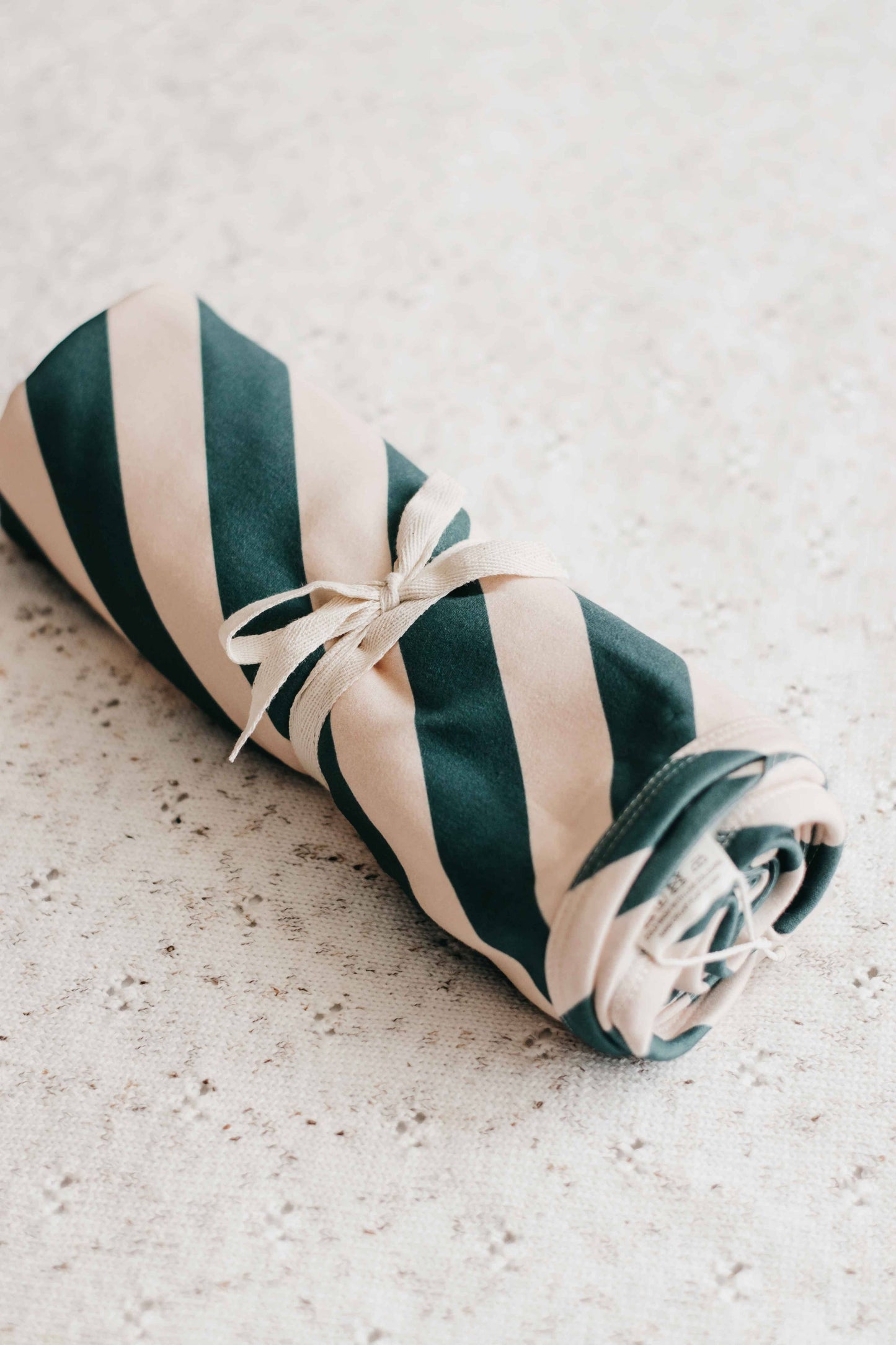 Bencer & Hazelnut - Jersey Swaddle - Forest Stripe