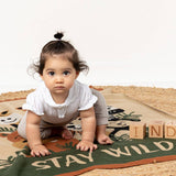 Indus Design - Stay Wild Baby Blanket