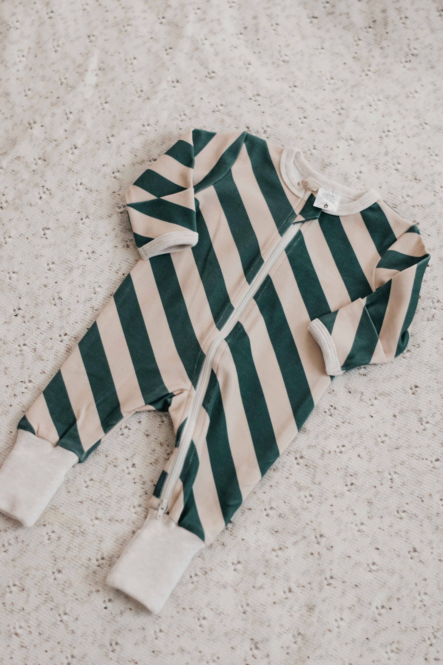 Bencer & Hazelnut - Zipsuit - Forest Stripe