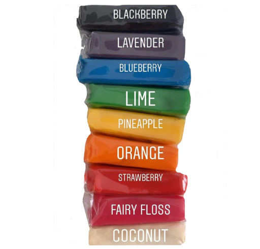 Bio Dough - Rainbow In A Bag - 9 Fun Colours and Scents