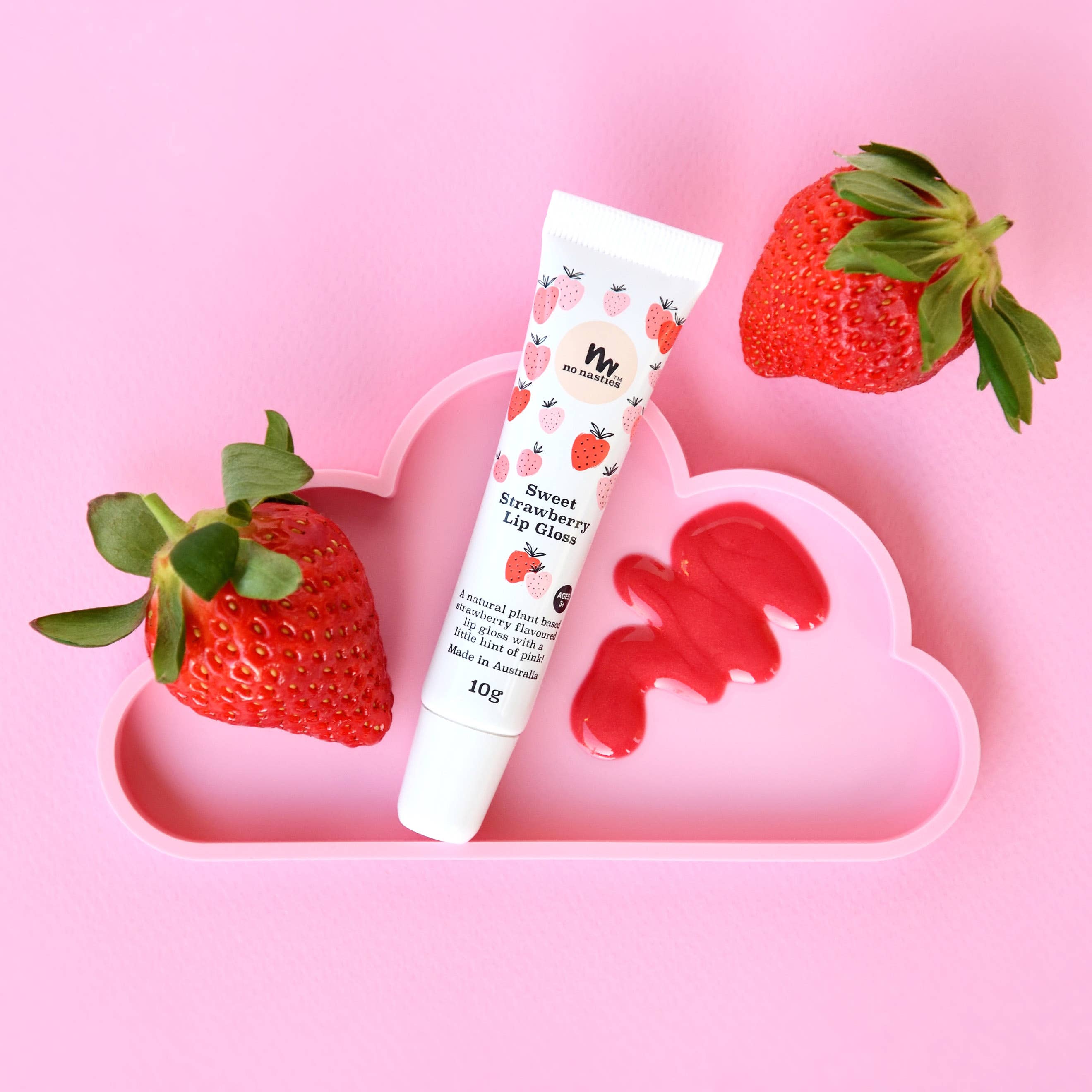 All Natural Strawberry Lip Gloss - No Nasties