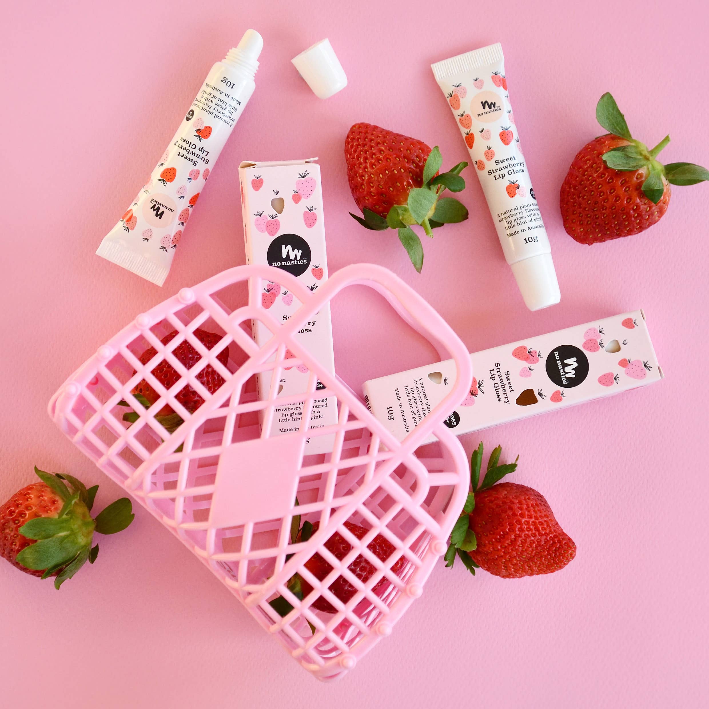 All Natural Strawberry Lip Gloss - No Nasties