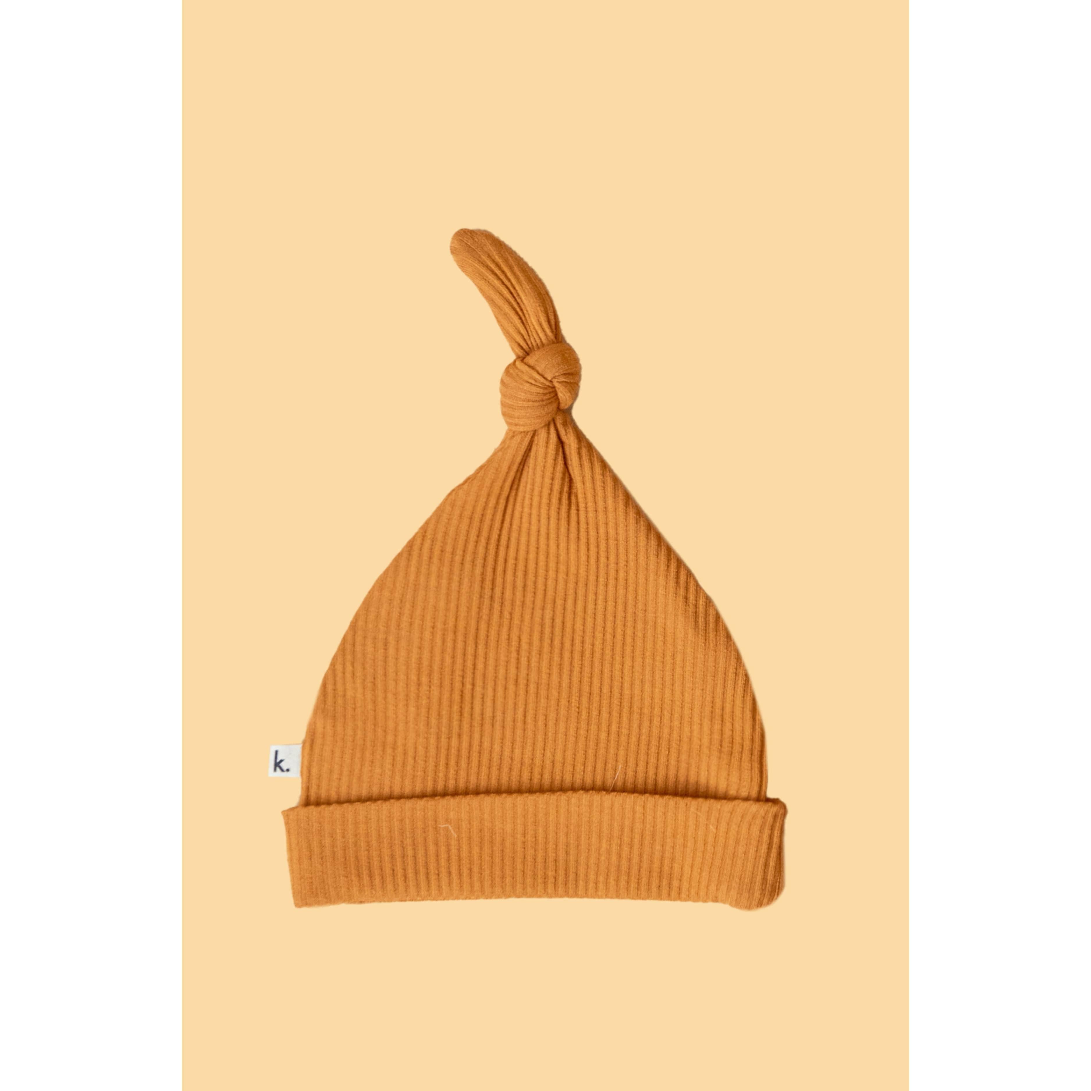 Kiin Baby - Bamboo Stretch Beanie: Caramel