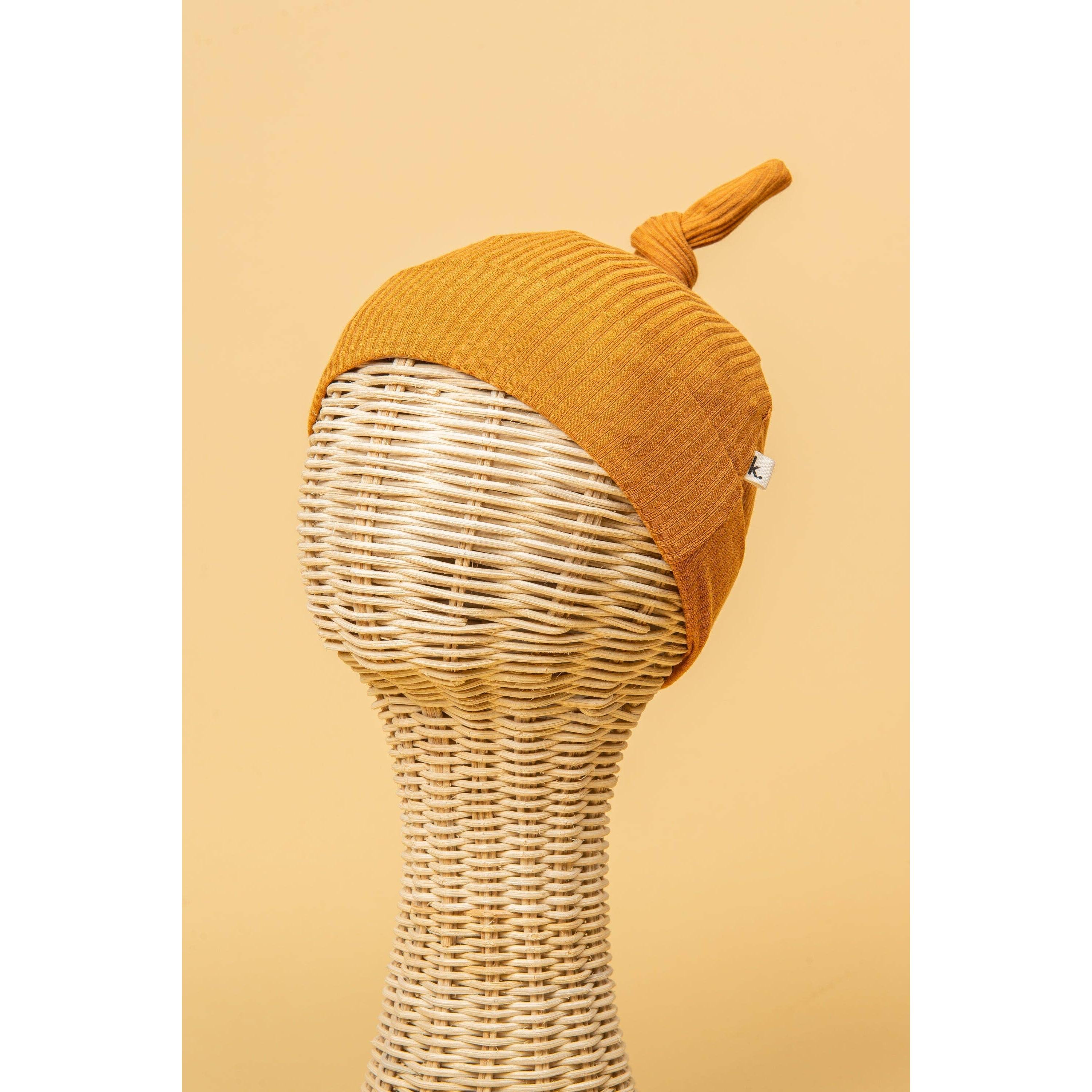 Kiin Baby - Bamboo Stretch Beanie: Caramel