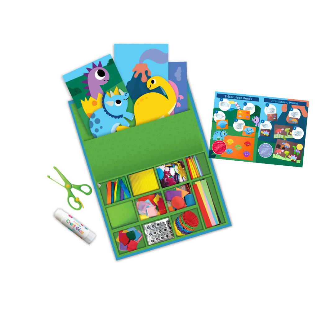 My Creative Box - Dinosaur Collage Sensory Craft Box