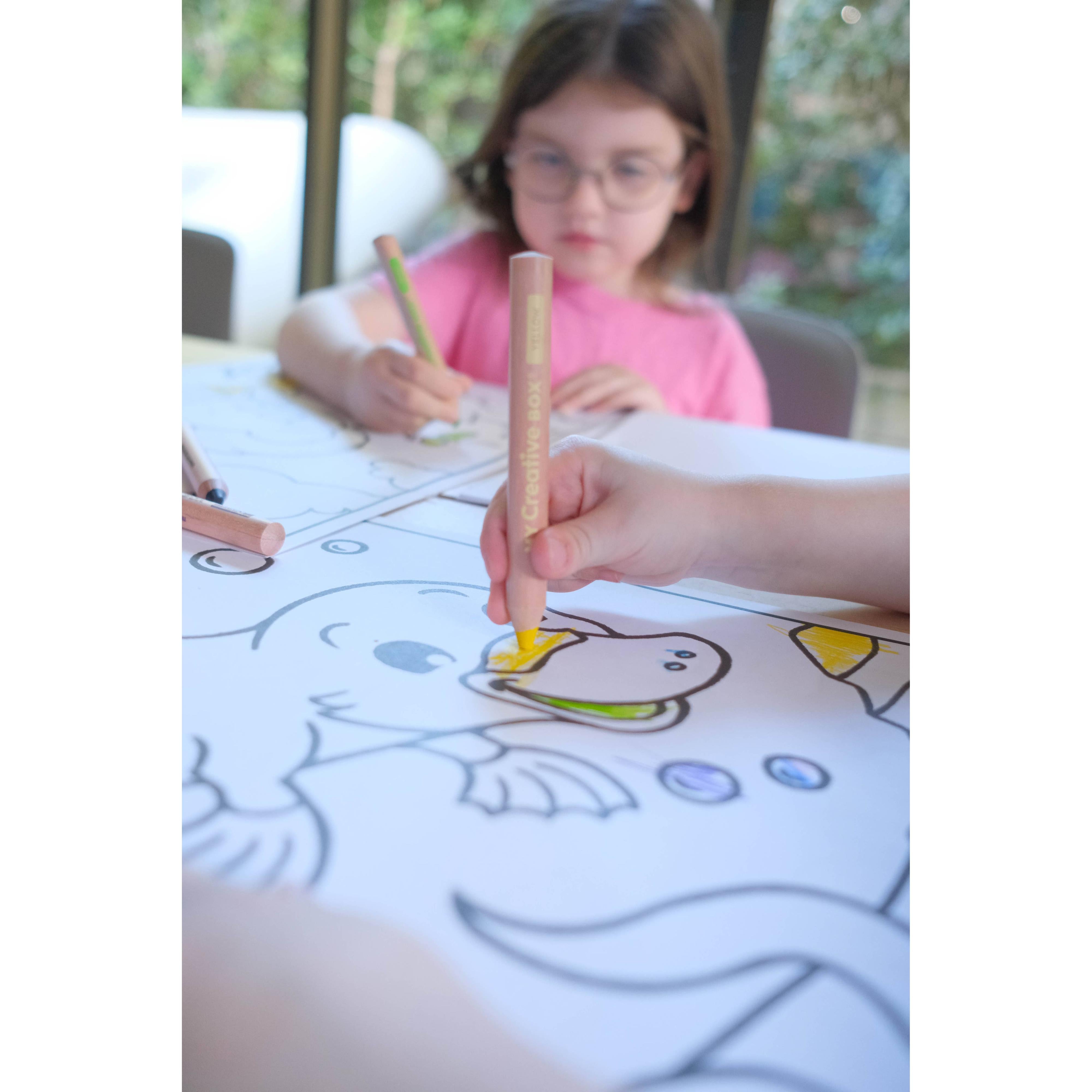My Creative Box - Woodies 3-in-1 Wooden Pencils | Set of 10