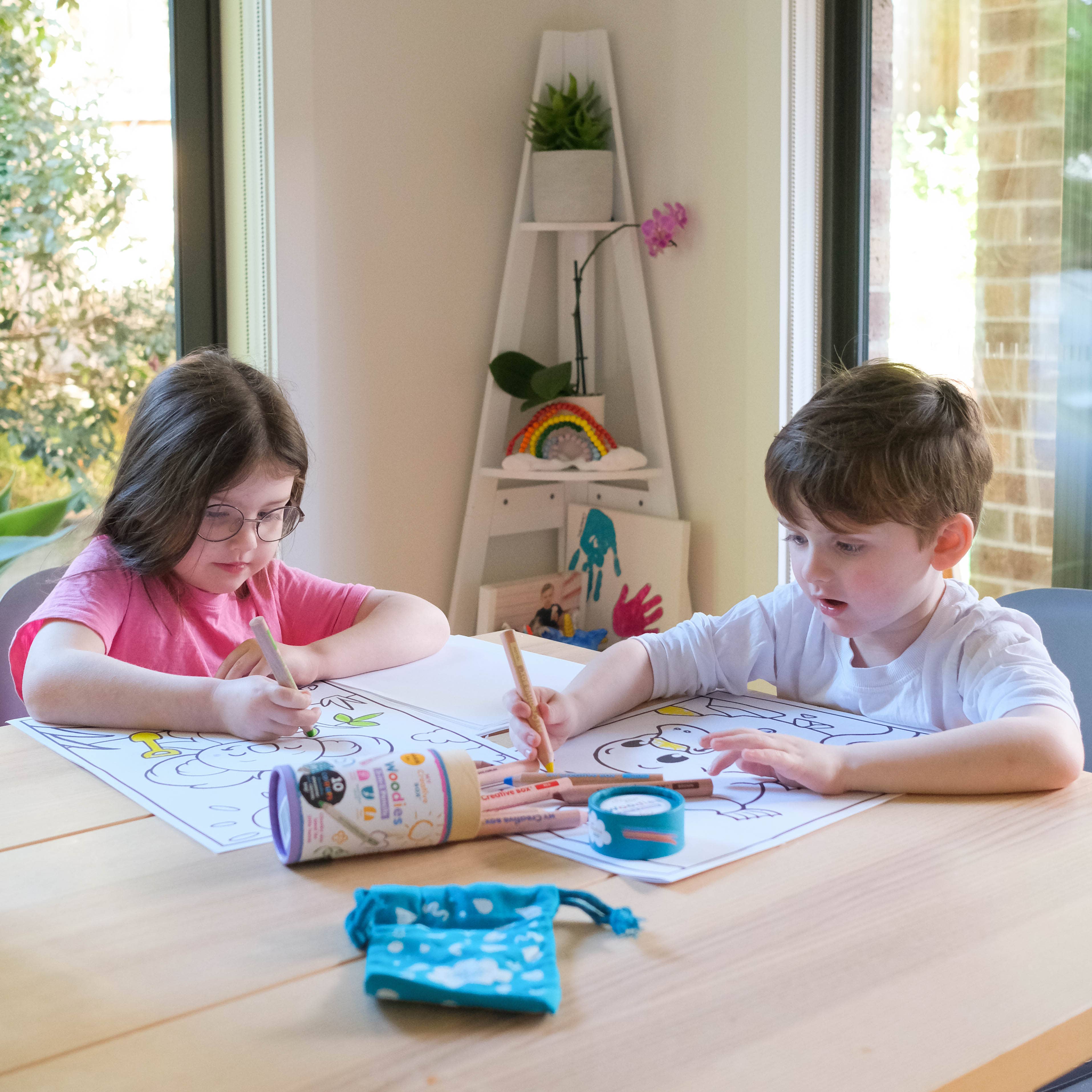 My Creative Box - Woodies 3-in-1 Wooden Pencils | Set of 10