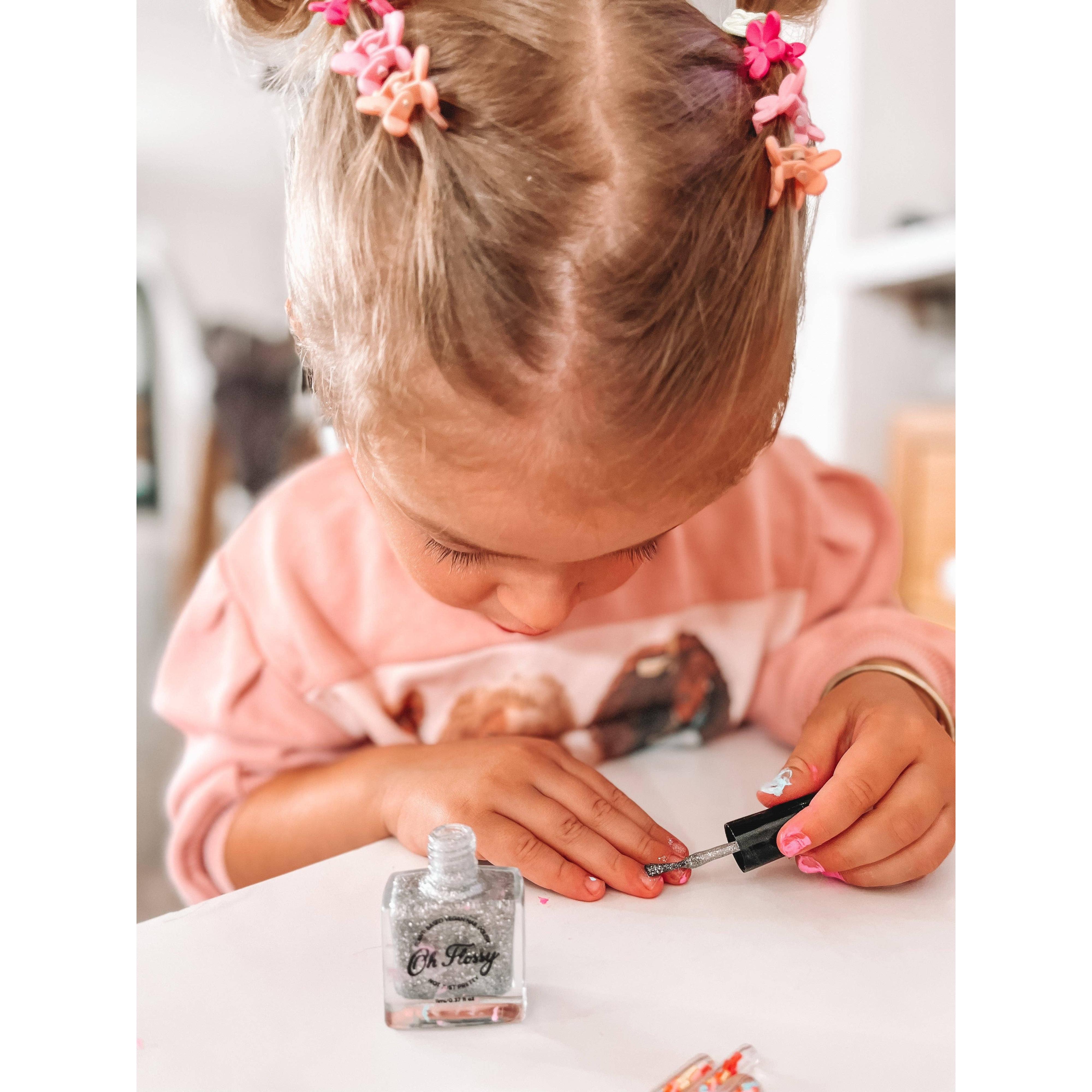 Oh Flossy Nail Polish: Brave - Cream Pink
