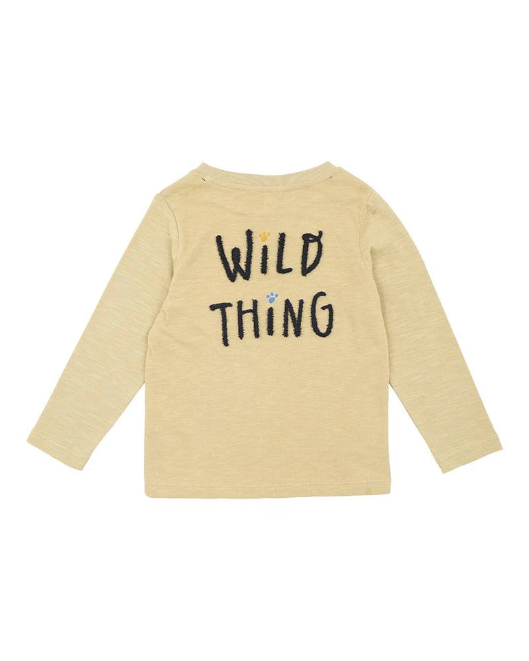 Fox & Finch TIGER WILD THING TEE 3-7 YRS