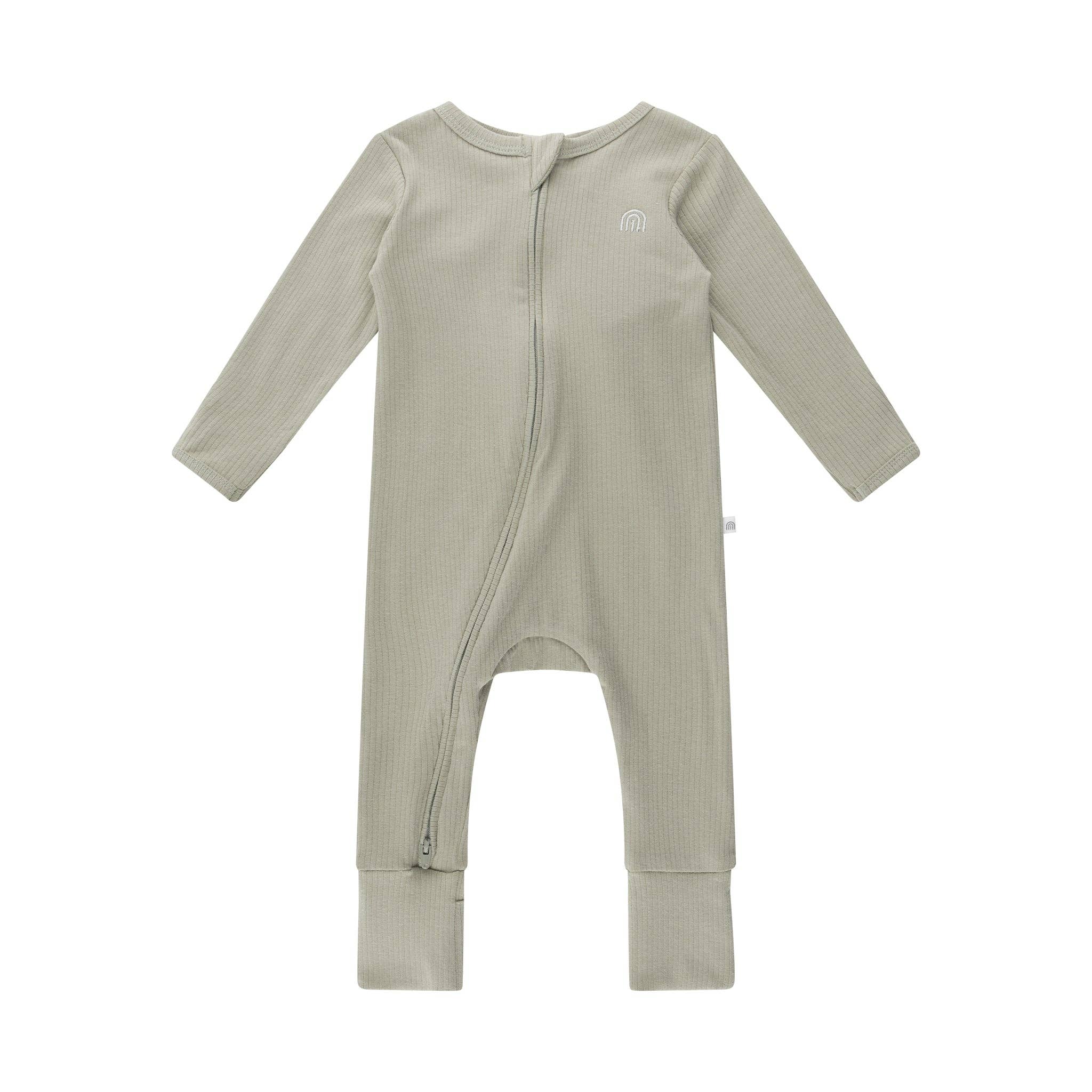 Rib Day or Night Onesie - Sage