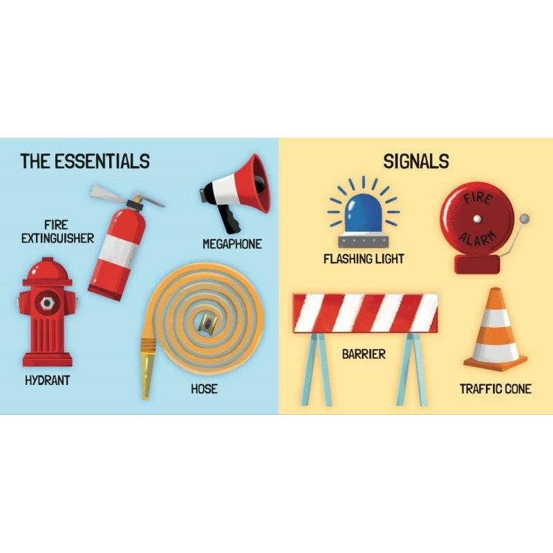 Sassi 3D Puzzle and Book Set - Learn Shapes Firefighters , 40 pcs