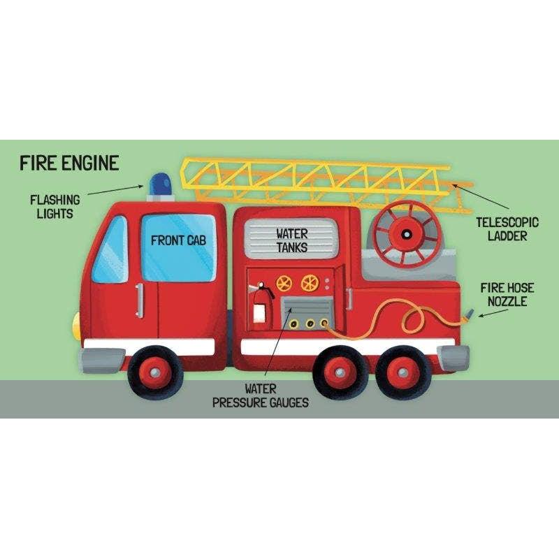 Sassi 3D Puzzle and Book Set - Learn Shapes Firefighters , 40 pcs