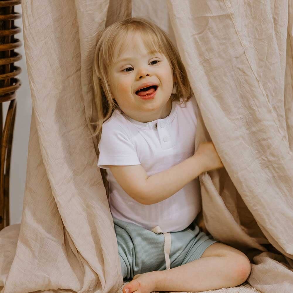Snuggle Hunny - Sage Shorts