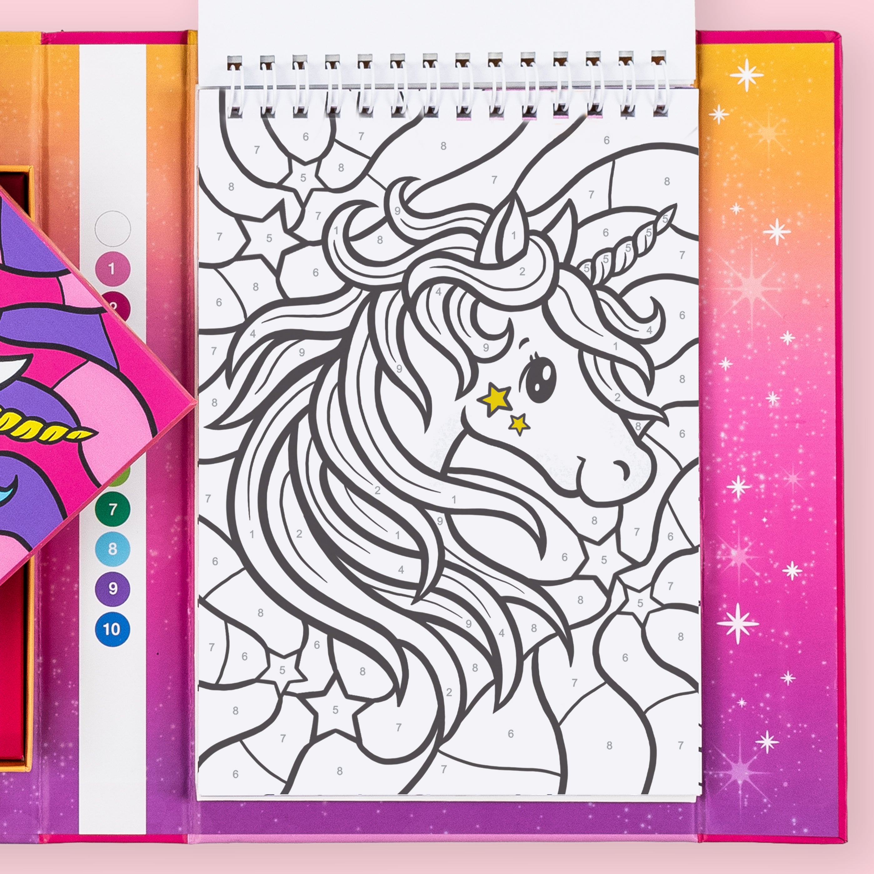 Tiger Tribe - Colour by Numbers - Unicorn Dreaming