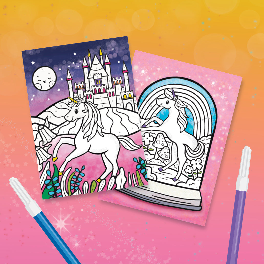 Tiger Tribe - Colour by Numbers - Unicorn Dreaming