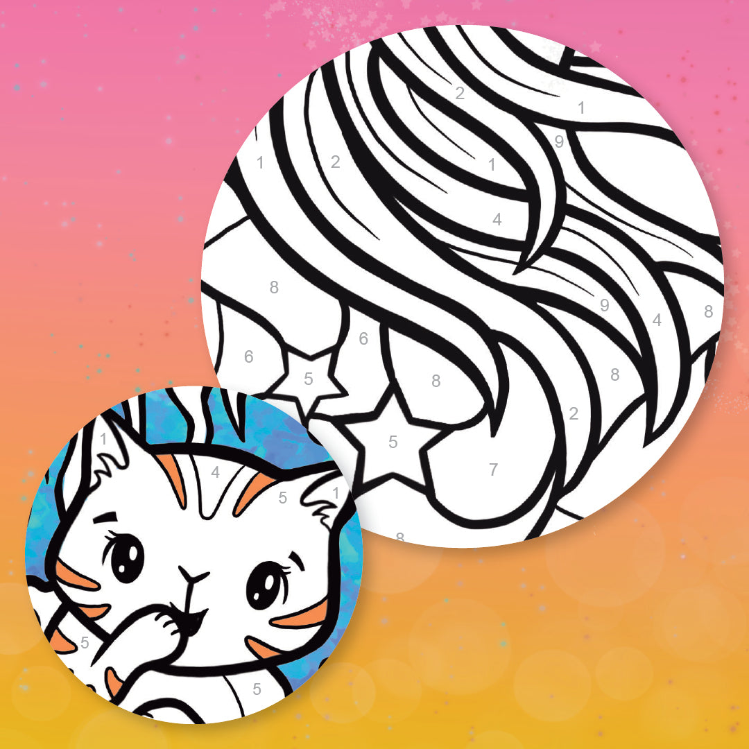 Tiger Tribe - Colour by Numbers - Unicorn Dreaming