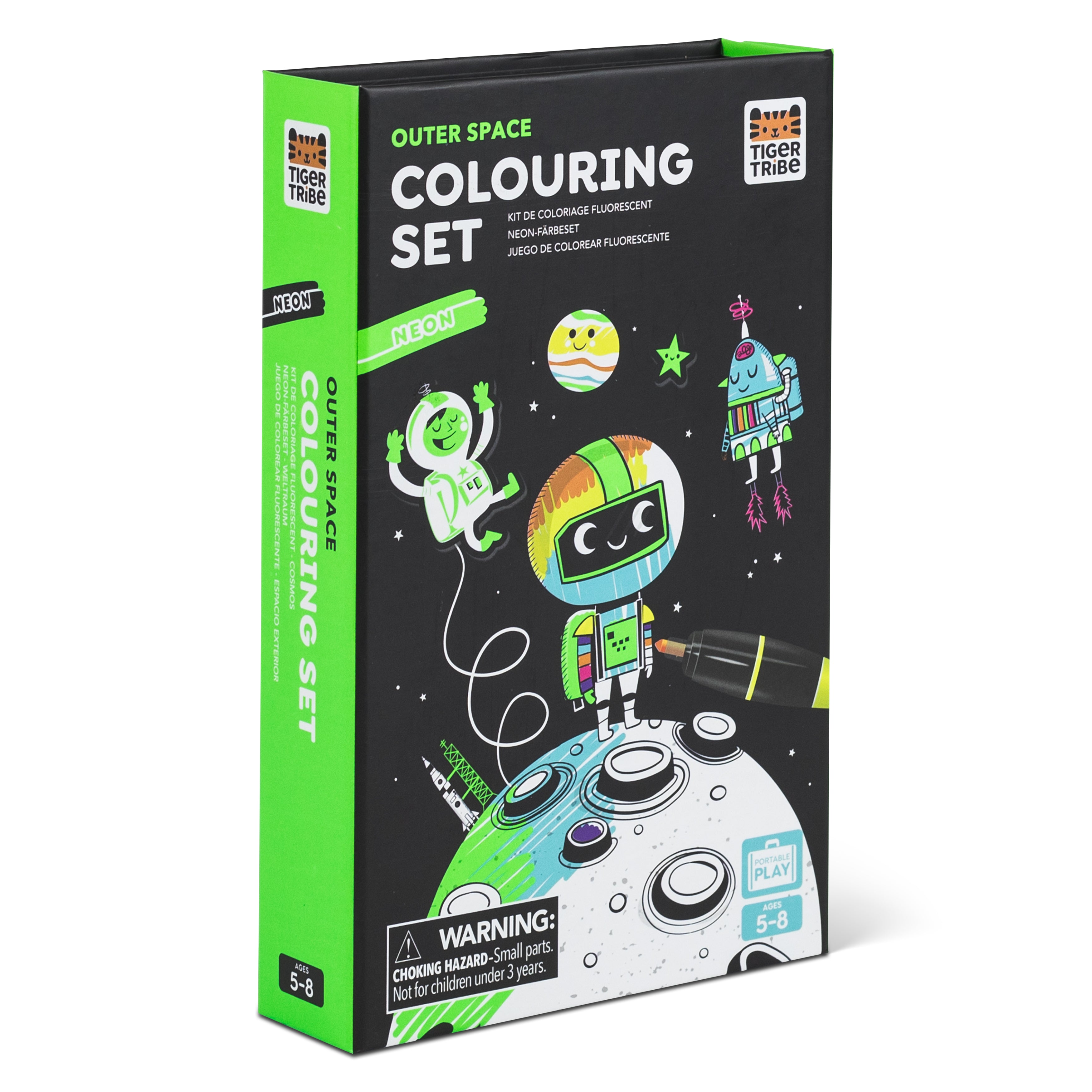 Tiger Tribe - Neon Colouring Set - Outer Space