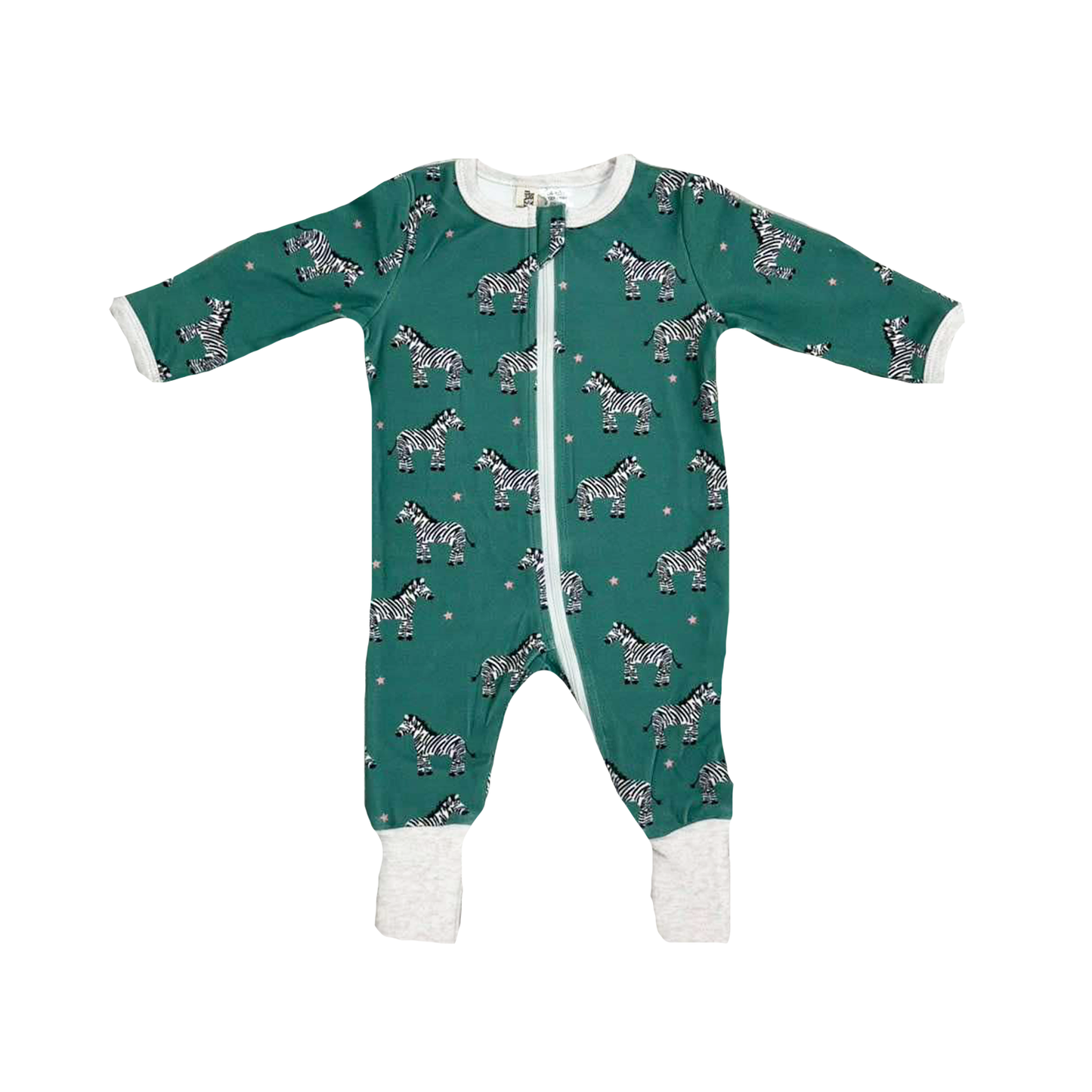 Bencer & Hazelnut - Zipsuit - Zebby Green