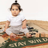 Indus Design - Stay Wild Baby Blanket