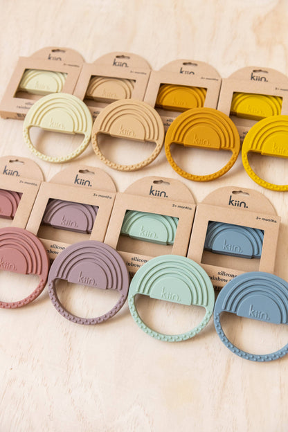 Kiin Baby - Rainbow Silicone Teether: Cloud