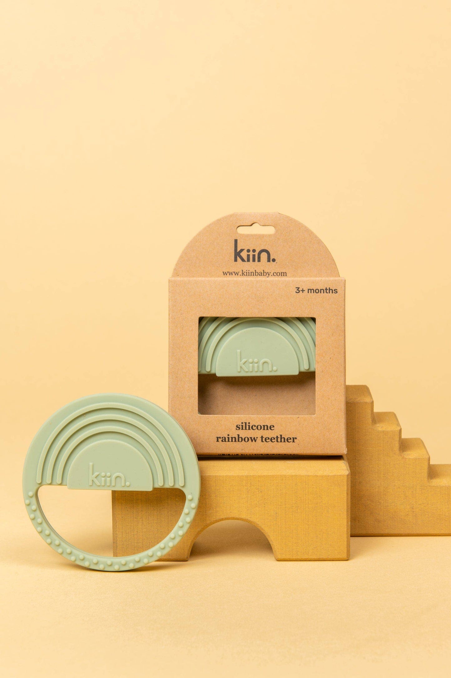Kiin Baby - Rainbow Silicone Teether: Cloud