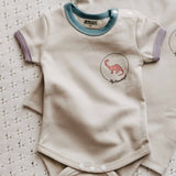 Bencer & Hazelnut - Tiny Paleontologist Bodysuit/Tee - Bright