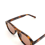 L&S Blanc Round Frame Sunglasses in Dark Tort