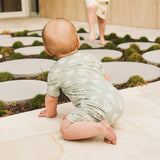 Kynd Baby - Day or Night Onesie Short Sleeve - Palm Tree