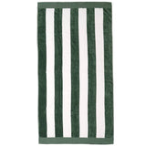 Classic Stripe Beach Towel - Moss