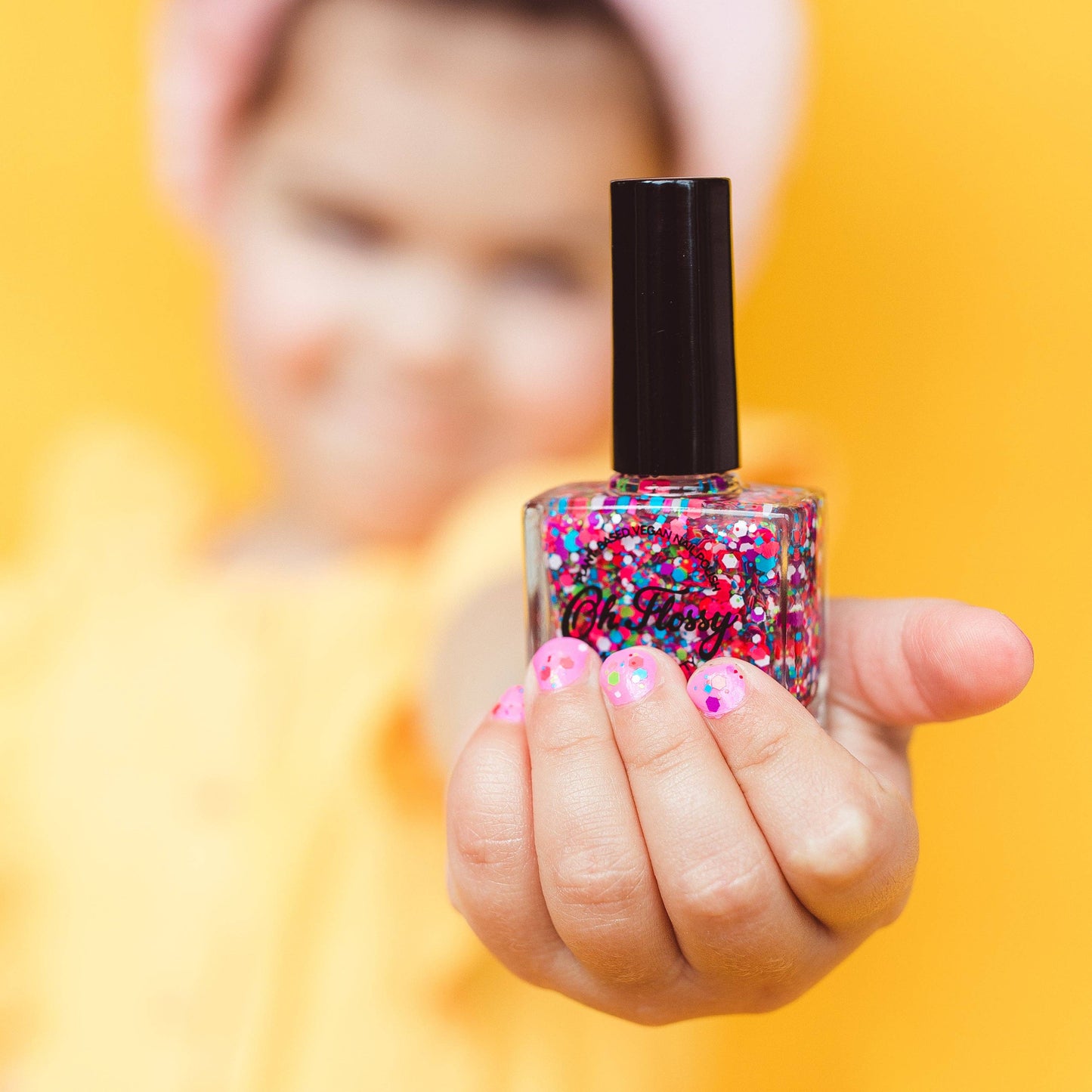 Oh Flossy Nail Polish: Brave - Cream Pink