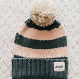Bencer & Hazelnut - Knit Beanie: Stripe