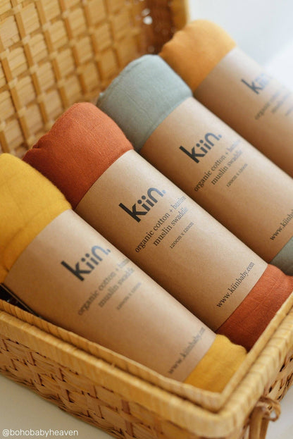 Kiin: Organic Swaddle: Morocco Amber