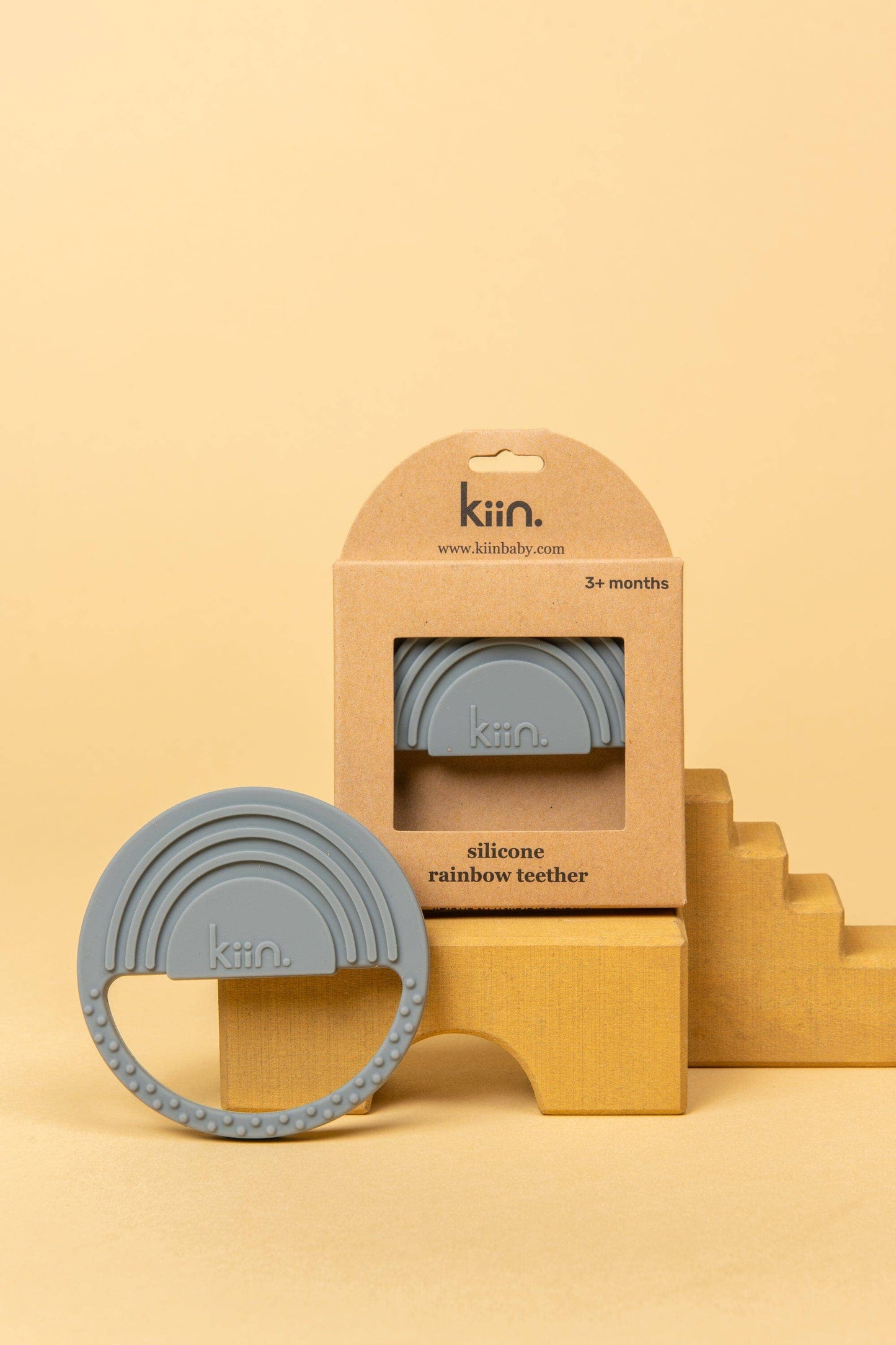 Kiin Baby - Rainbow Silicone Teether: Cloud
