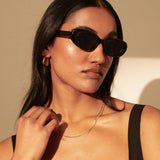 Mardi Oval  Retro Sunglasses