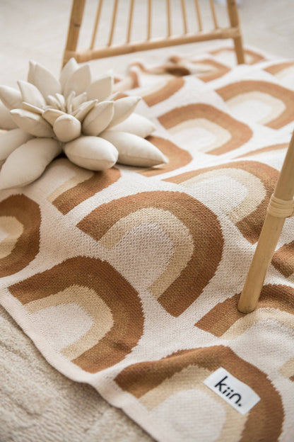 Kiin Baby - Organic Cotton Knitted Blanket: Bloom