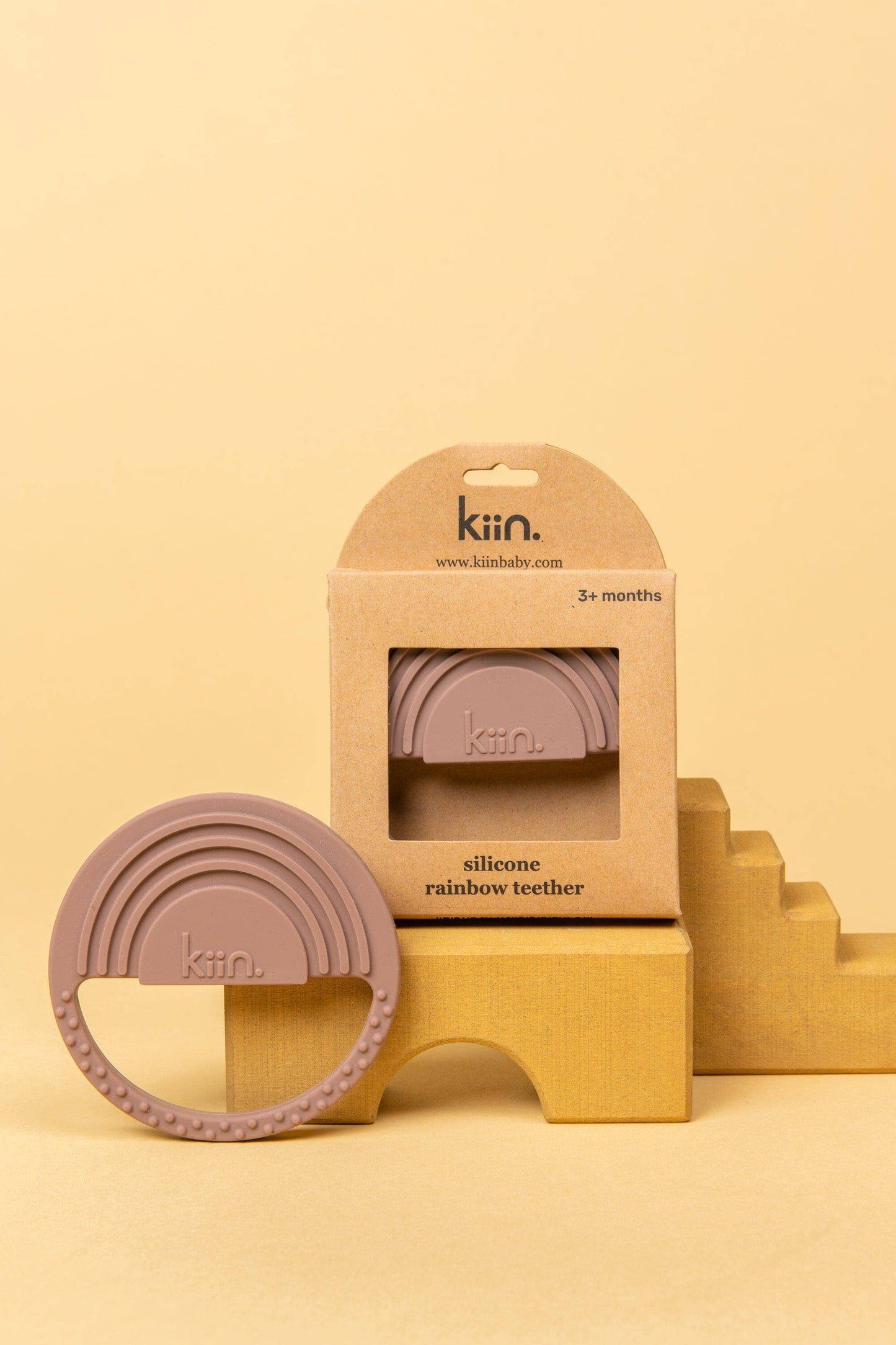 Kiin Baby - Rainbow Silicone Teether: Cloud