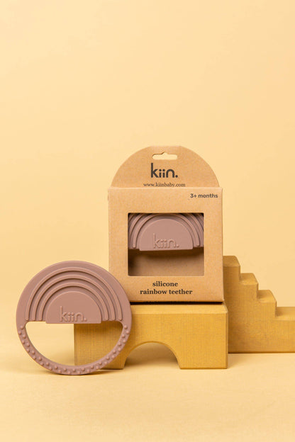 Kiin Baby - Rainbow Silicone Teether: Cloud