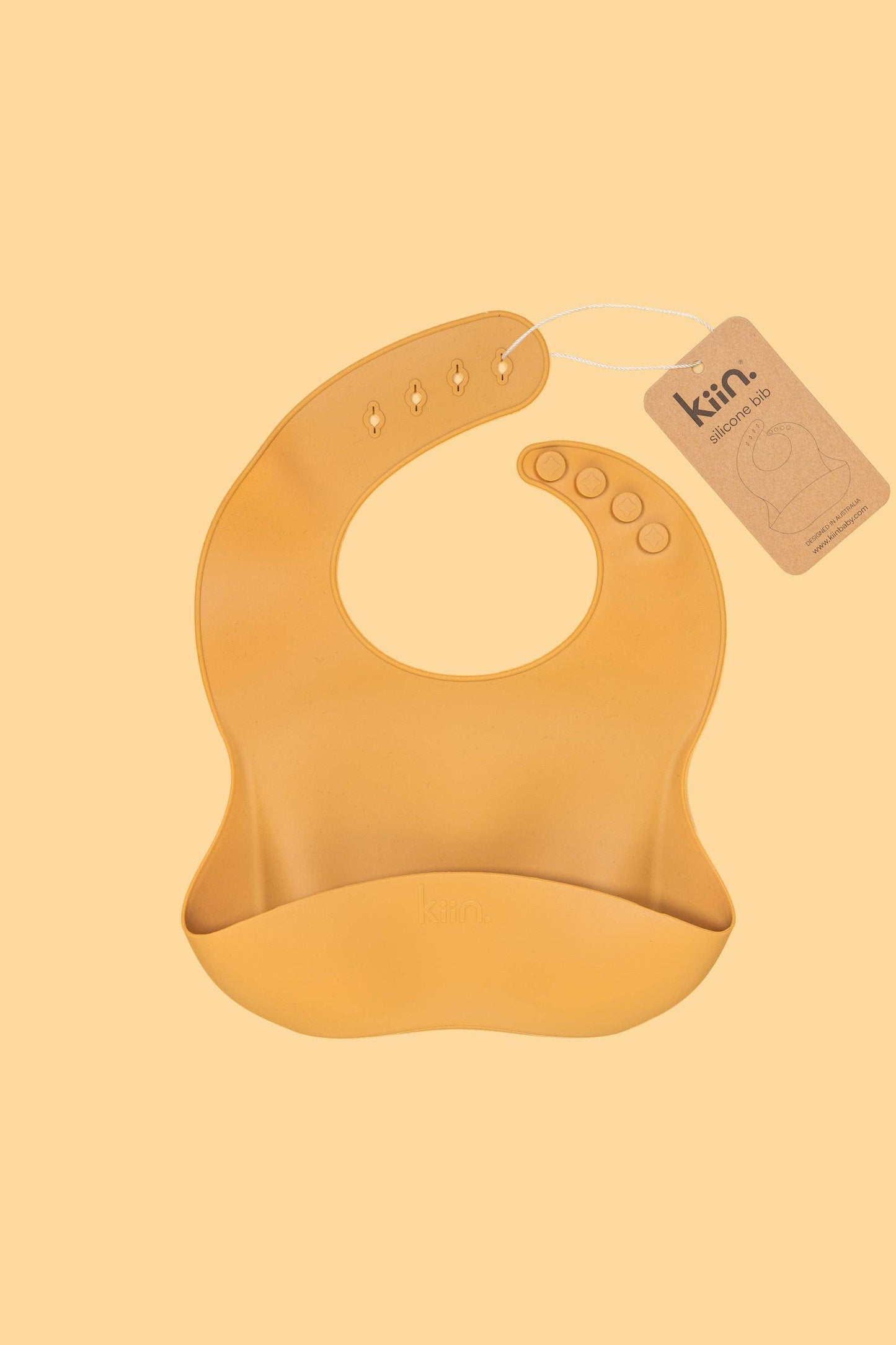 Kiin Baby - Silicone Bib: Lilac
