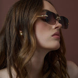Balona Square Frameless Sunglasses