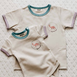 Bencer & Hazelnut - Tiny Paleontologist Bodysuit/Tee - Bright