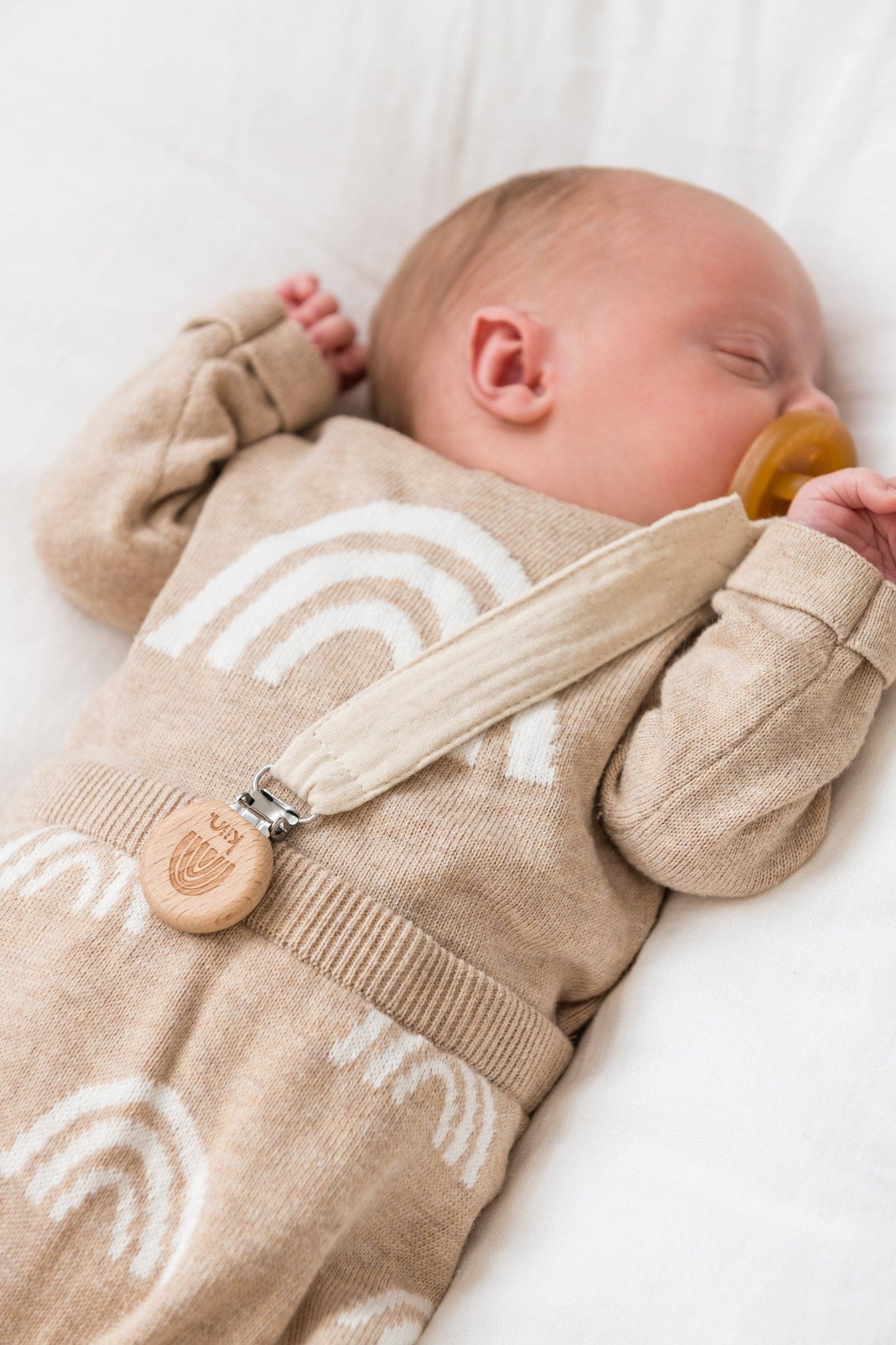 Kiin Baby - Cotton Dummy Clip: Cloud