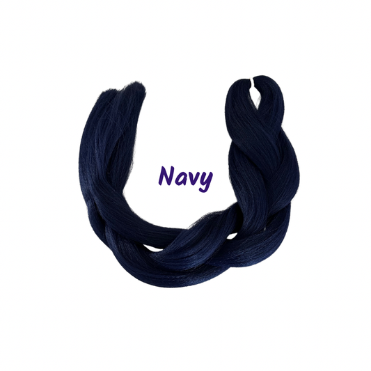 Poppet Locks - Braiding hair - Navy - 24 Inch - 80g