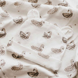 Bencer & Hazelnut - Jersey Swaddle Sienna Swan