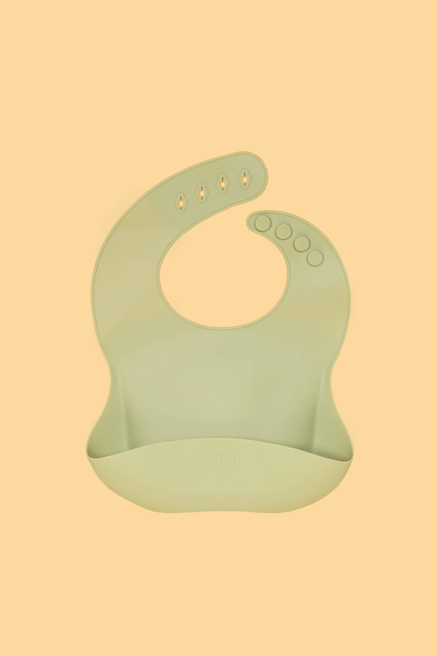 Kiin Baby - Silicone Bib: Lilac