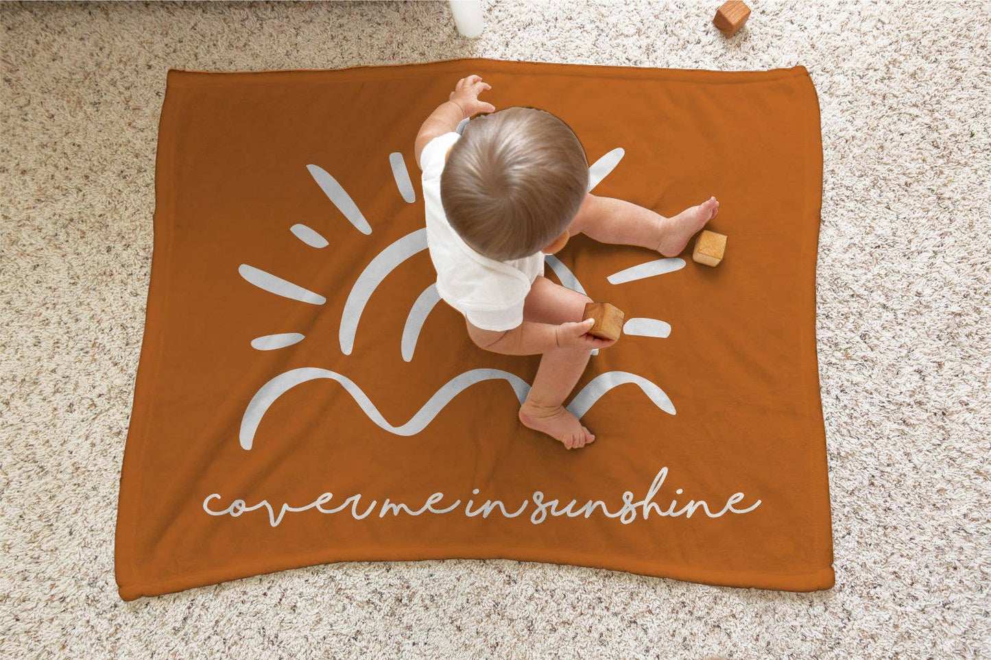 Timber Tinkers - Baby Blanket - cover me in sunshine