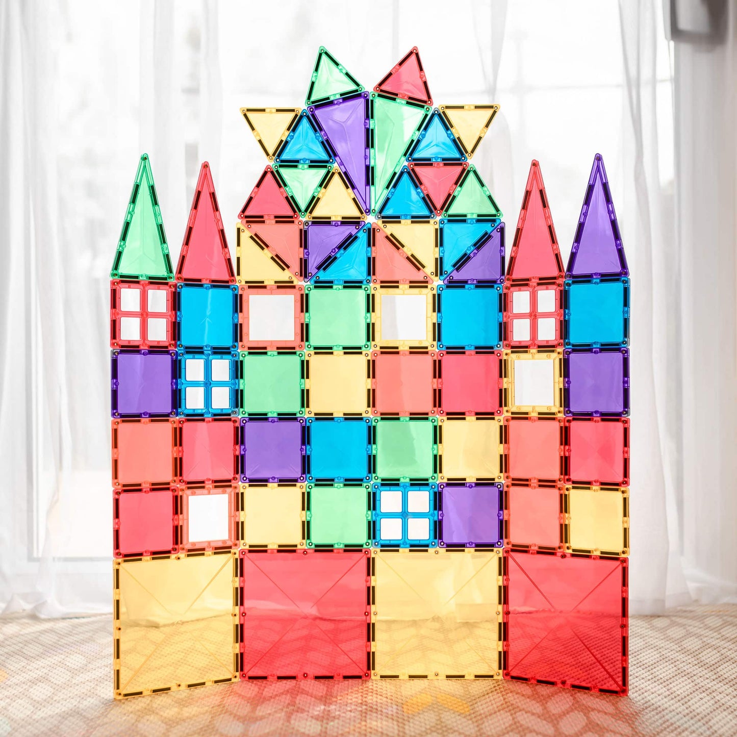 Connetix Magnetic Tiles - Rainbow Creative Pack 102 pc