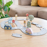 Car Track Puzzle w/2 Cars