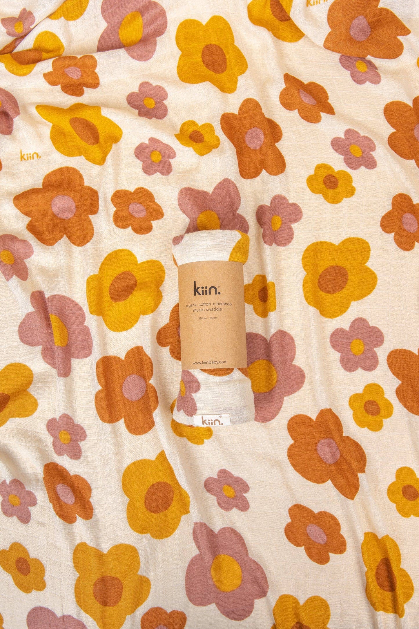 Kiin Baby - Organic Swaddle: Bloom