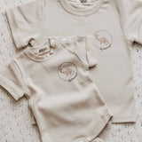 Bencer & Hazelnut - Tiny Paleontologist Bodysuit/Tee - Neutral
